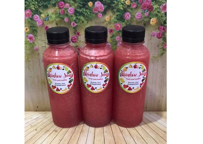 Resep Diet Juice Gramenberry Watermelon Raspberry Apple Pear Anti Gagal