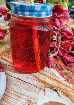 A picture of Roohafza sharbat.