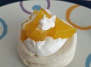 Una foto de merengue para pavlova