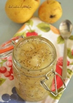 Фото Варенье из груш с маком.