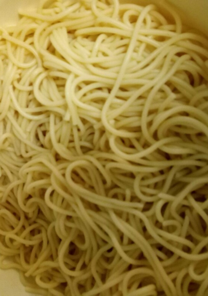 Una foto de Espaguetis