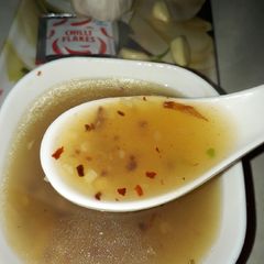 A picture of Hot Garlic soup.