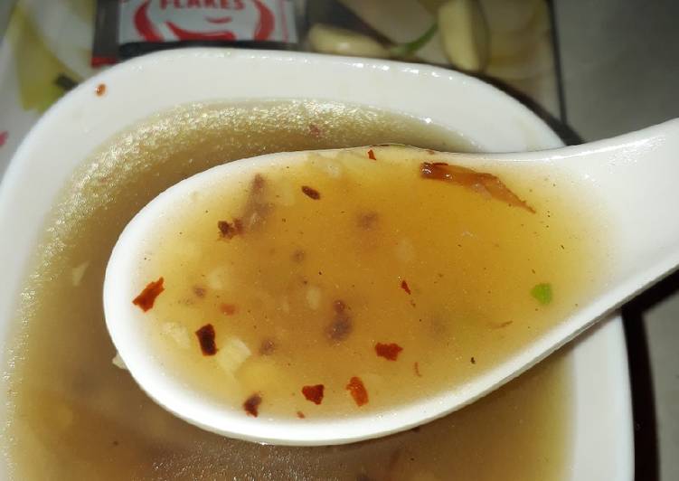 Hot Garlic soup