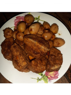 Foto resep Bacem Tempe Telur puyuh