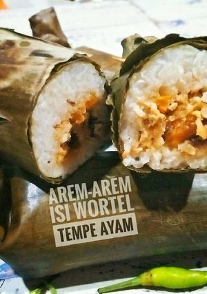Foto resep Arem Arem isi Wortel Tempe Ayam