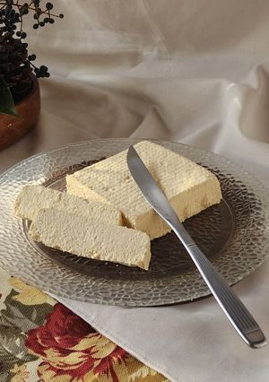 Una foto de 🥢 Tofu casero a partir de porotos de soja 🥢