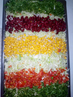 A picture of Vegetable salad, I just love it this way.