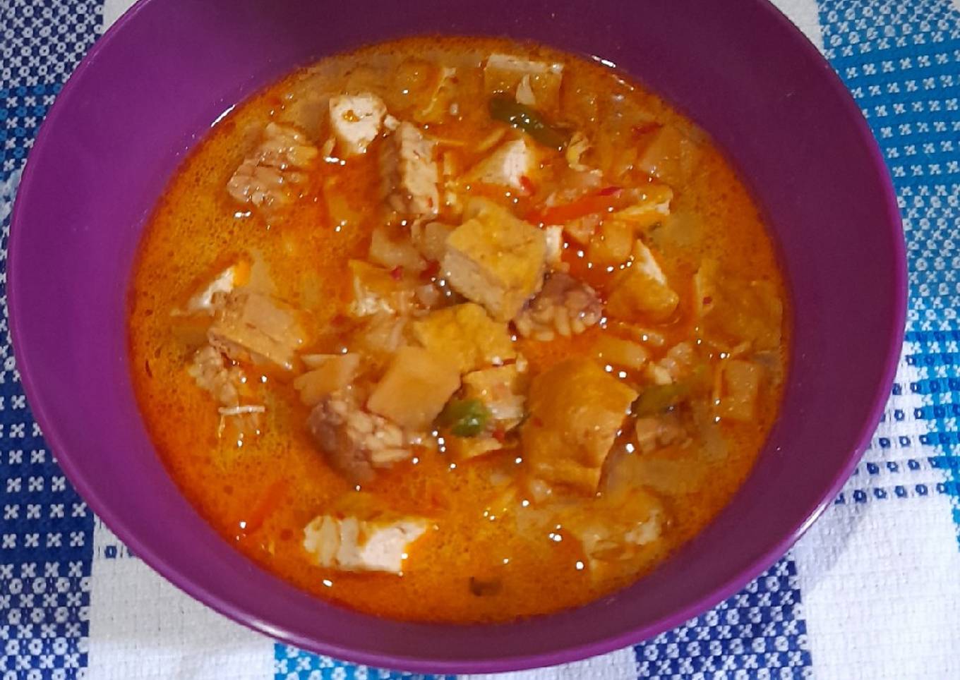 Sayur tempe tahu kentang