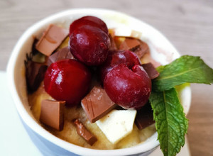 Meggyes bögresüti (low carb) recept fotója