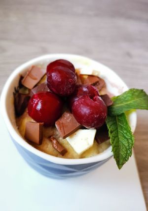 Meggyes bögresüti (low carb) recept fotója