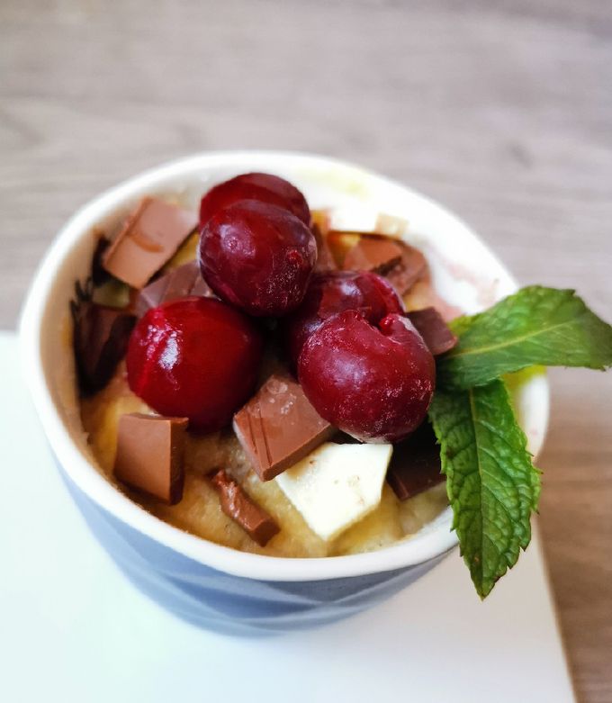Meggyes bögresüti (low carb) recept fotója