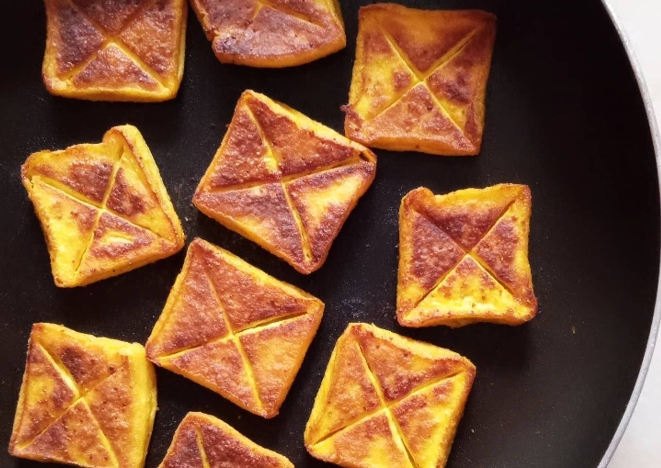 Tahu panggang gurih manis