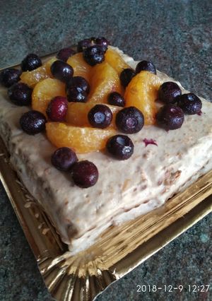 Foto principal de Tarta de galletas y mandarina
