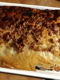 Apfelstrudel. Arrollado de manzanas, tradicional