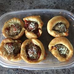 A picture of Cheesy Meatball Bites.