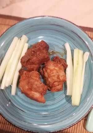 Una foto de Costillas BBQ picositas