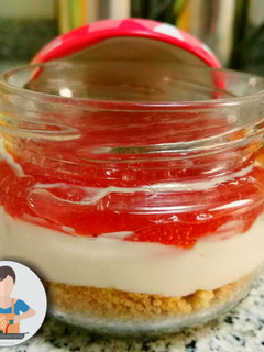 Una foto de Tarta de queso (sin horno)