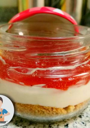 Una foto de Tarta de queso (sin horno)