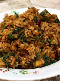 รูปของ ข้าวผัดกะเพราเต้าหู้เหลือง (มังสวิรัติ)