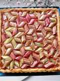 Crostata di Frangipane e Rabarbaro