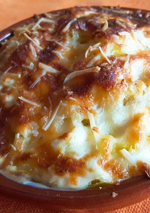 Una foto de Patatas francesas (papas con huevo al horno)