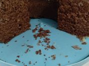 Una foto de torta en microondas