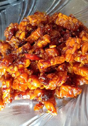 Foto resep Tempe orek lengket pedas manis gurih