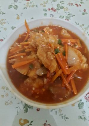 Foto resep Ayam asam manis