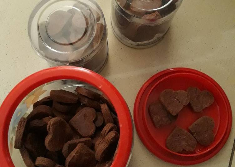 Rahasia Bikin Cookies Cetak rasa Coklat😚, Lezat Sekali