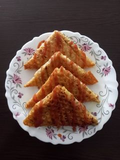 عکسی از دستور سمبوسه سیب زمینی❤