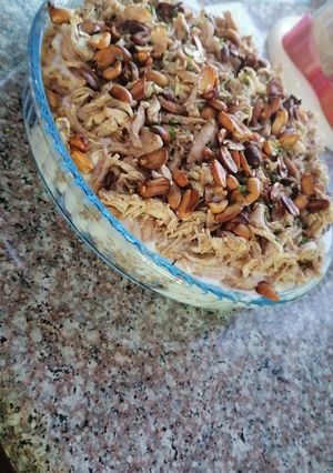صورة لوصفة فتة دجاج