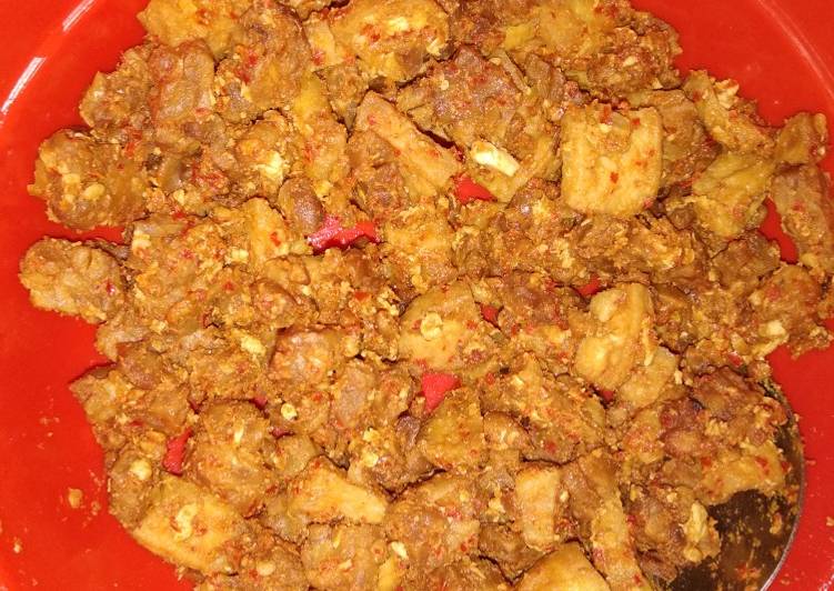 Resep Tempe tahu sambal merah telur Lezat