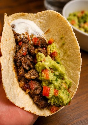 Una foto de Tacos de Roast Beef