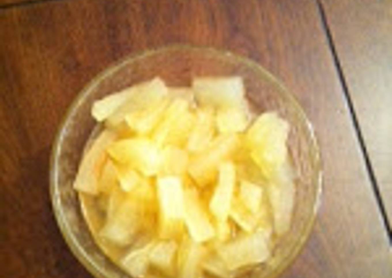 Pickles de cáscara de sandía