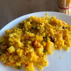 A picture of Vegetable Poha.