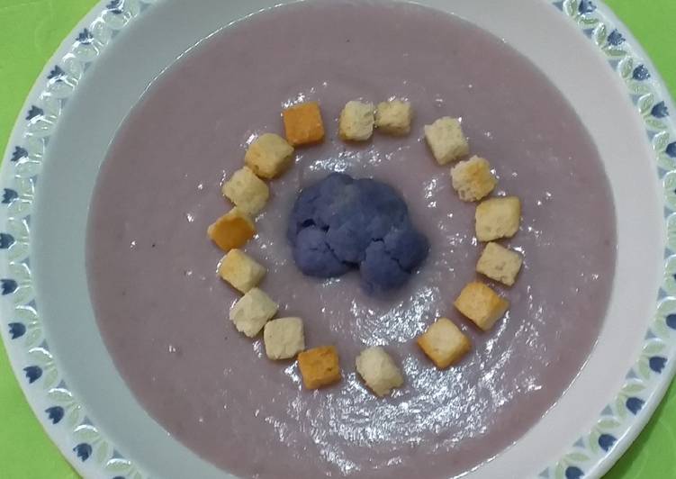 Recipe of Perfect Zuppa di cavolo viola e patate