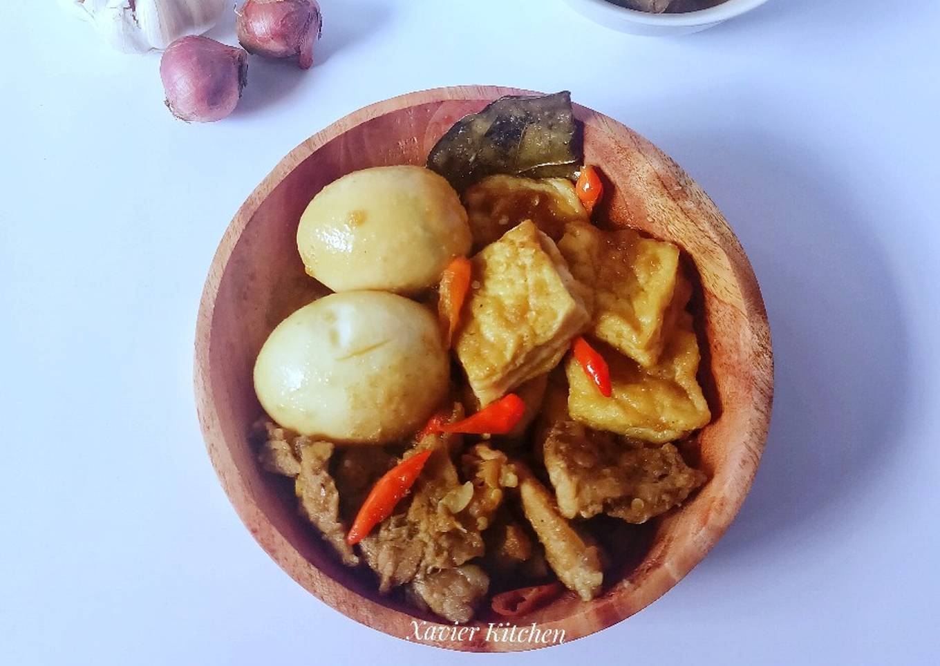 Semur Daging Telur Pedas
