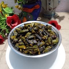 A picture of क्रिस्पी मसाला भिंडी (crispy masala bhindi recipe in hindi).