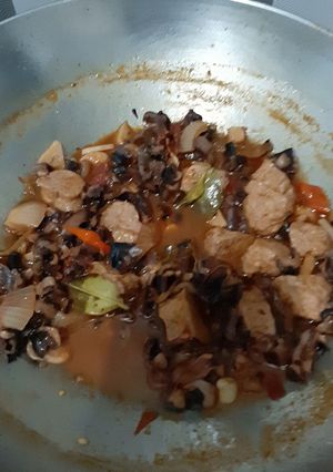 Foto resep Cumi saos Gochujang