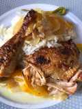 Poulet Yassa revisité en cocotte