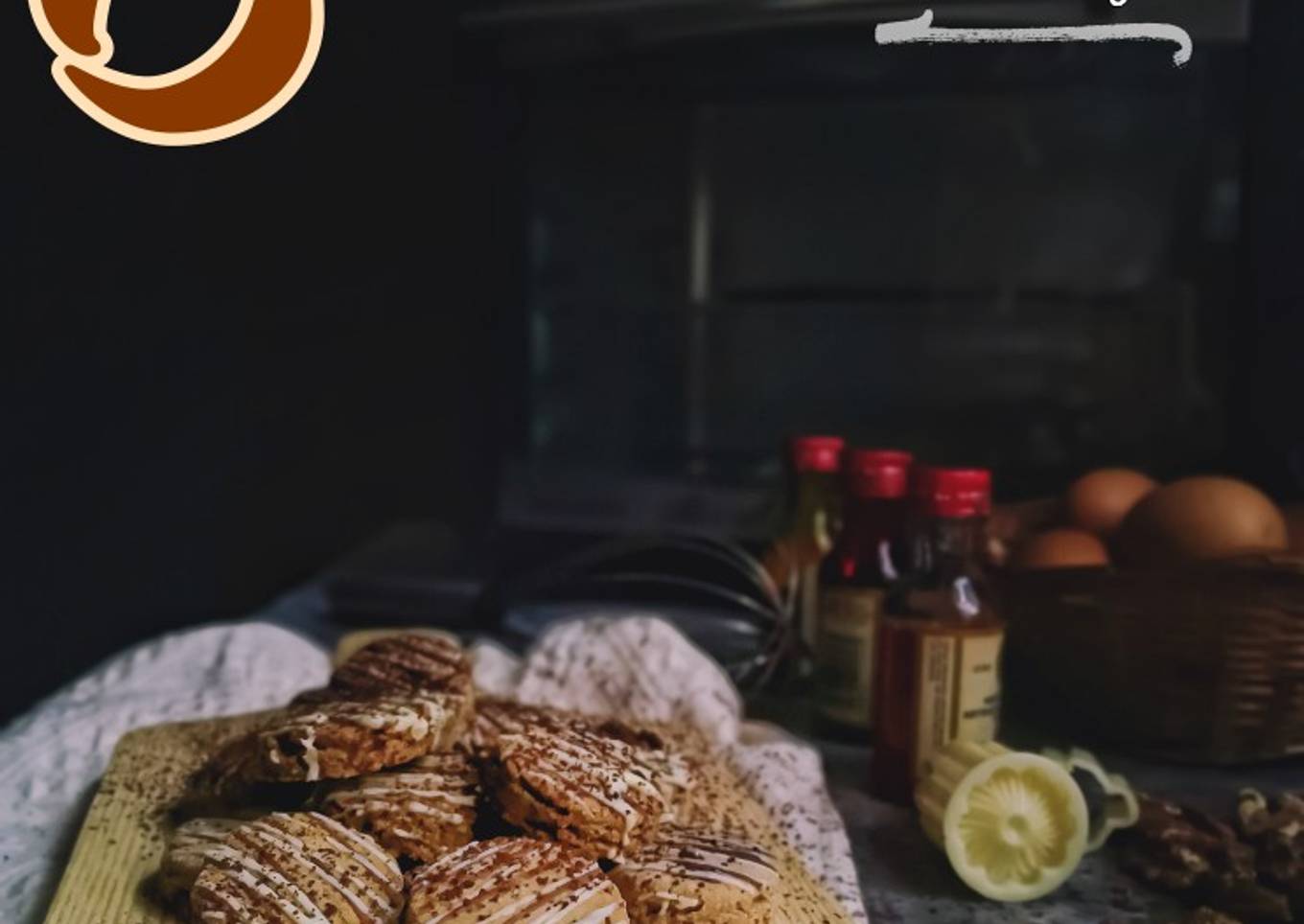 Biskut Kopi Walnut #RayaPertama