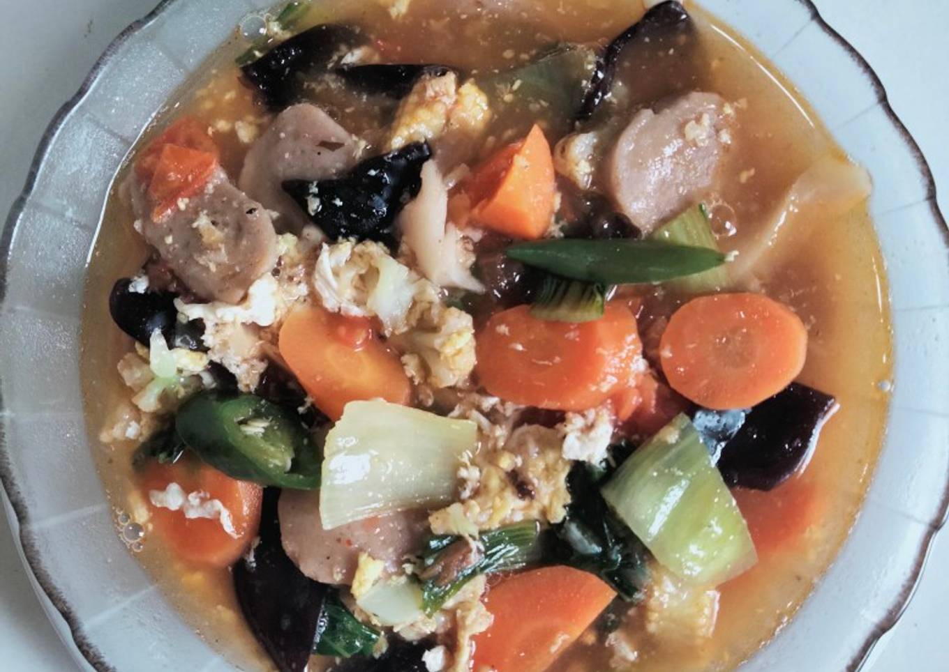 Tumis capcay kuah