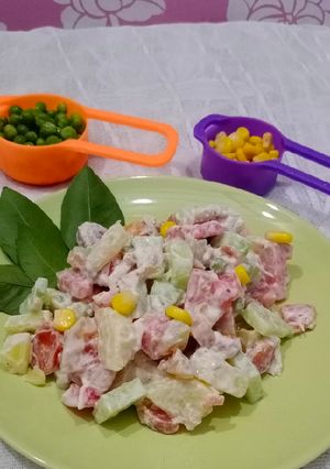 A picture of Colourful salad.