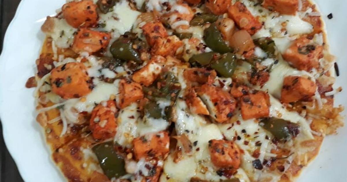 Paneer pizza Recipe by Pranali Deshmukh - Cookpad