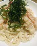 Mì Udon sốt mentaiko