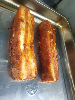 Hình của món Chay Quay xá xíu.