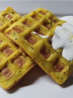 Burgonyás gofri recept fotója