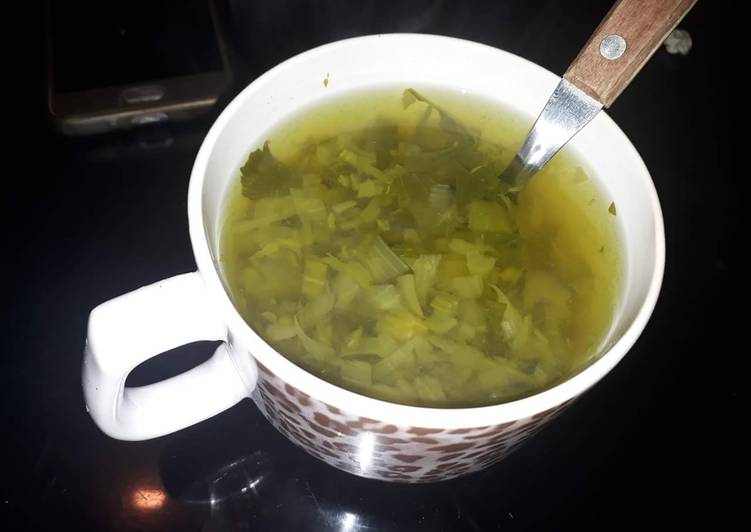 Sopa verduras para bajar de peso