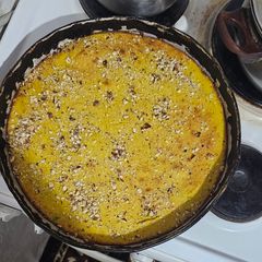 A picture of 👑 Braian's original balkan-albanian pumpkin cake.