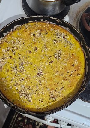 A picture of 👑 Braian's original balkan-albanian pumpkin cake.